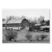 Épreuve photographique noire et blanche de la gran