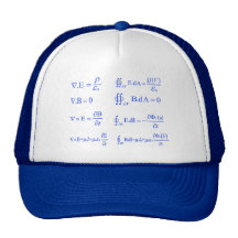 équation de physique de maxwell casquettes
