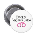 Équipage de sécurité de jeunes mariées badge avec épingle