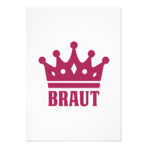 Équipe Braut Cartons D'invitation