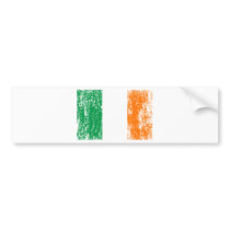 Équipe potable de drapeau irlandais autocollants pour voiture