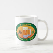 Équipe potable du féminisme tasses à café