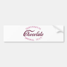 Équipe professionnelle de disposition de chocolat autocollants pour voiture