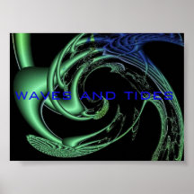 équitation de vague posters
