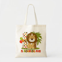 Ęr anniversaire de lion mignon sacs