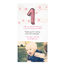 Ęr carte photo de Merci du numéro 1 d'anniversaire Cartes De Vœux Avec Photo