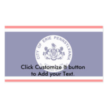 Erie, Pennsylvanie, Etats-Unis Cartes De Visite Professionnelles