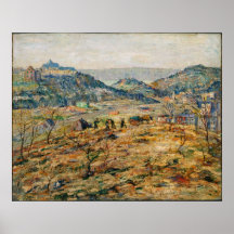 Ernest Lawson - banlieues de ville Affiches
