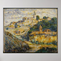 Ernest Lawson - crépuscule en Espagne Affiches