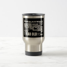Ęrs anniversaires modernes frais : Plus grand de 1 Mugs