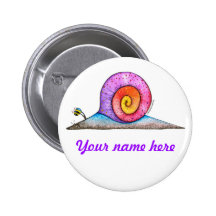 Escargot de battage badges