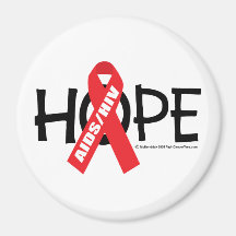 Espoir d'AIDS/HIV Magnets Pour Réfrigérateur