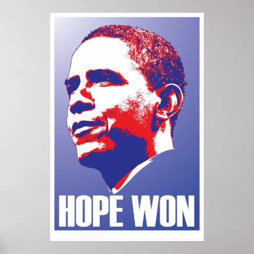 Espoir gagné ! - Président de Barack Obama Des Eta Posters