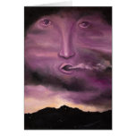 Esprit dans les nuages cartes de vœux