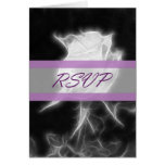 Essence d'un mariage du rose 2 RSVP Carte De Vœux