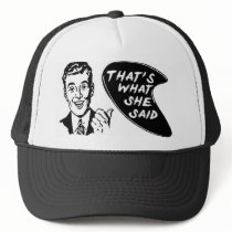 Est ce ce qui elle a dit le chapeau