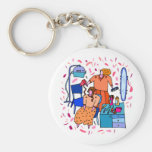 Esthéticien Keychain Porte-clé