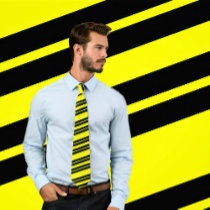 Et noire lien barré par diagonale jaune