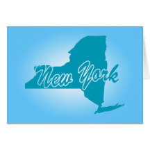 État New York Cartes De Vœux