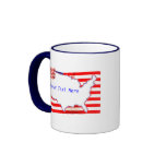 États Etats-Unis-Unis dans un drapeau Tasse