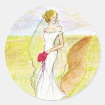 Été Romance Adhésifs Ronds