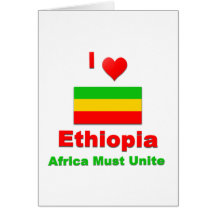 Ethiopië Wenskaart