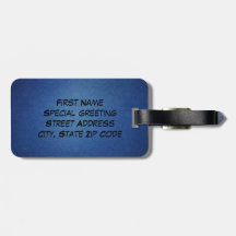 Étiquette de bagage du football