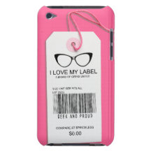 Étiquette Girly de geek Coques iPod Touch