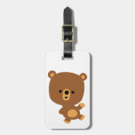 Étiquette mignonne de bagage d'ours de "bon Vibe"  étiquettes à bagages