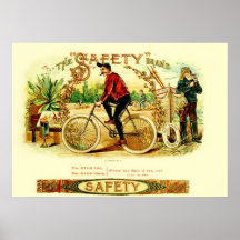 Étiquette vintage de boîte à cigares poster