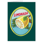 Étiquette vintage de Limonada