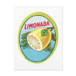 Étiquette vintage de Limonada