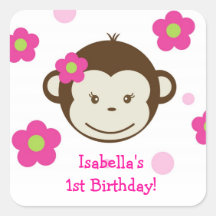 Étiquettes d'autocollants de faveur d'anniversaire