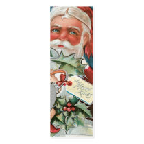 Étiquettes victoriennes de cadeau de Père Noël