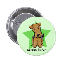Étoile Airedale Terrier de Kawaii Pin's Avec Agrafe