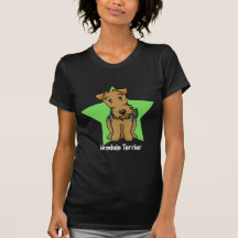Étoile Airedale Terrier de Kawaii T-shirt