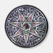 Étoile d'aimant rond féerique
