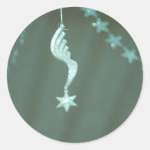 Étoile de décoration d'acclamation de Noël Autocollants
