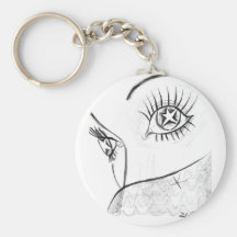 Étoilé observé porte-clés
