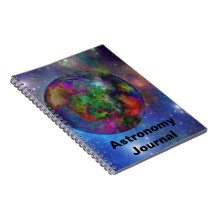 Étoile regardant le journal fixement carnets à spirale