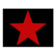 Étoile rouge cartes postales