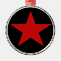 Étoile rouge ornement