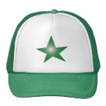 Étoile verte de lustre casquette