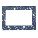 étoiles bleues cadres aimantés avec photo