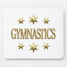 Étoiles de gymnastique tapis de souris