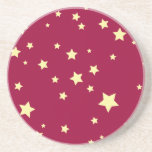 Étoiles de rétrofusée dessous de verres