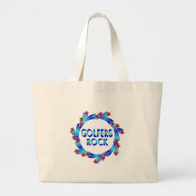 Étoiles de rouge de roche de golfeurs sacs fourre-tout