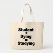 Étude de mort d'étudiant sac en toile