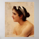 Étude d'une femme pour offrir à l'amour posters