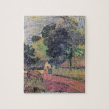 EugÃ¨ne Henri Paul Gauguin - puzzle de paysage